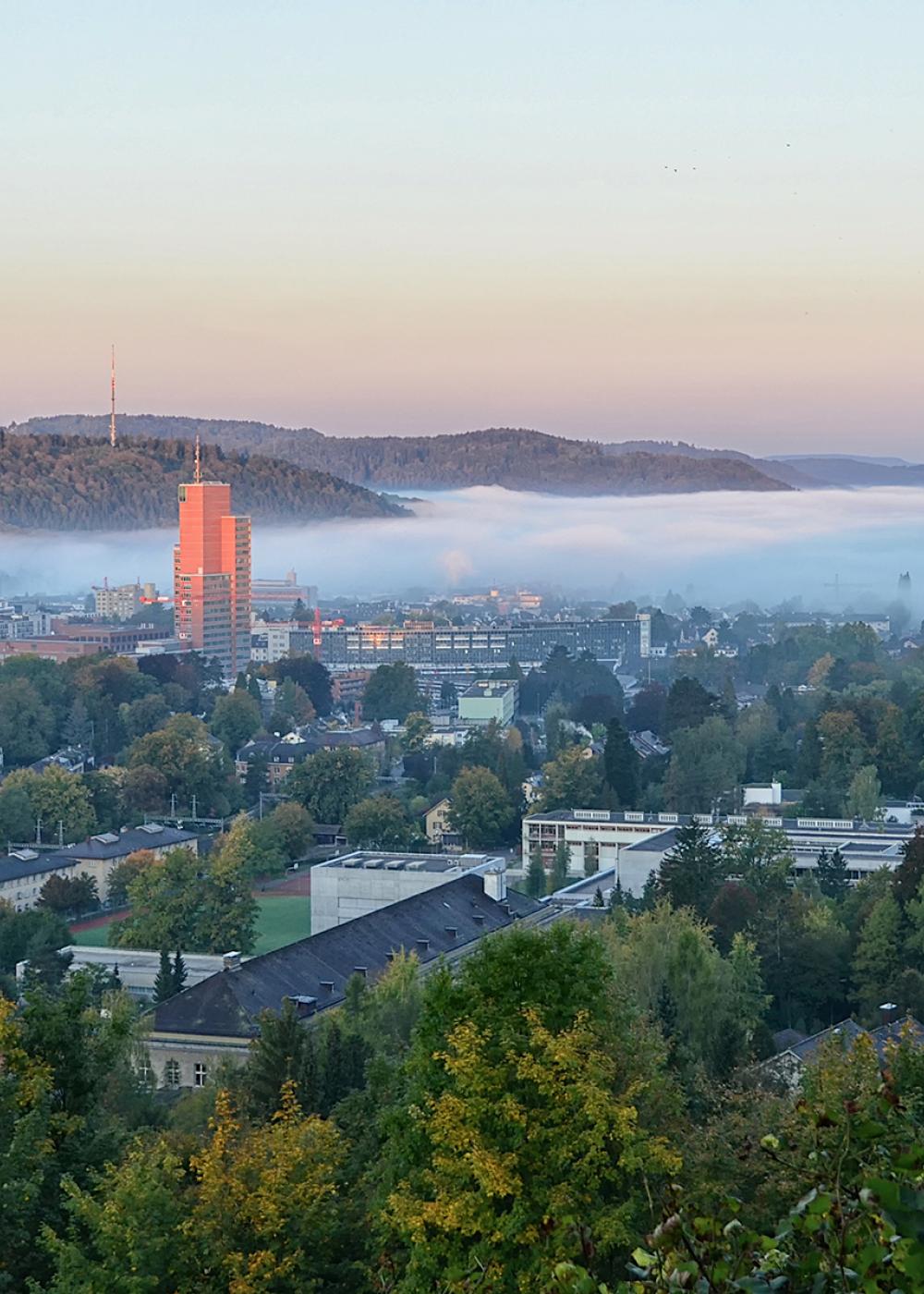 Herbststimmung über Winterthur
